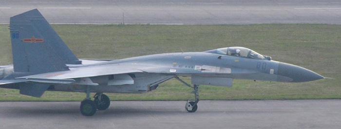 An example of SAC-built J-11 in service with the PLAAF